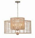 Load image into Gallery viewer, Crystorama - JAY-A5004-BS - Four Light Chandelier - Jayna - Burnished Silver
