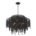 Load image into Gallery viewer, Crystorama - POP-A5076-MK - Six Light Chandelier - Poppy - Matte Black