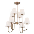 Load image into Gallery viewer, Crystorama - KEE-A3008-VG - Eight Light Chandelier - Keenan - Vibrant Gold