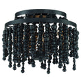 Load image into Gallery viewer, Crystorama - POP-A5073-MK - Three Light Semi Flush Mount - Poppy - Matte Black