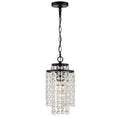Load image into Gallery viewer, Crystorama - GAB-B7301-MK - One Light Chandelier - Gabrielle - Matte Black