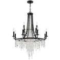 Load image into Gallery viewer, Crystorama - GAB-B7312-MK - 12 Light Chandelier - Gabrielle - Matte Black