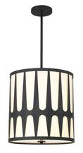 Load image into Gallery viewer, Crystorama - ROY-805-BK - Four Light Pendant - Royston - Black