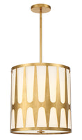 Load image into Gallery viewer, Crystorama - ROY-805-GA - Four Light Pendant - Royston - Antique Gold