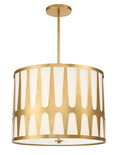 Load image into Gallery viewer, Crystorama - ROY-809-GA - Five Light Pendant - Royston - Antique Gold
