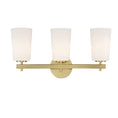 Load image into Gallery viewer, Crystorama - COL-103-AG - Three Light Wall Sconce - Colton - Aged Brass