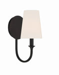 Load image into Gallery viewer, Crystorama - PAY-921-BF - One Light Wall Sconce - Payton - Black Forged
