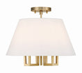 Load image into Gallery viewer, Crystorama - 2255-VG_CEILING - Five Light Semi Flush Mount - Westwood - Vibrant Gold