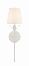 Load image into Gallery viewer, Crystorama - 531-MT - One Light Wall Sconce - Broche - Matte White