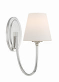 Load image into Gallery viewer, Crystorama - JUN-10321-PN - One Light Wall Sconce - Juno - Polished Nickel