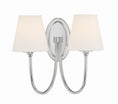 Load image into Gallery viewer, Crystorama - JUN-10322-PN - Two Light Wall Sconce - Juno - Polished Nickel