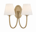 Load image into Gallery viewer, Crystorama - JUN-10322-VG - Two Light Wall Sconce - Juno - Vibrant Gold