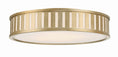 Load image into Gallery viewer, Crystorama - KEN-8305-VG - Four Light Flush Mount - Kendal - Vibrant Gold