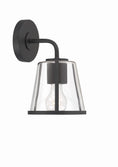 Load image into Gallery viewer, Crystorama - FUL-911-BK-CL - One Light Bath - Fulton - Black