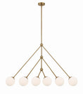 Load image into Gallery viewer, Crystorama - OMN-3006-AG - Six Light Chandelier - Omni - Aged Brass