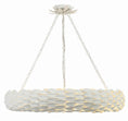 Load image into Gallery viewer, Crystorama - 538-MT - Eight Light Pendant - Broche - Matte White