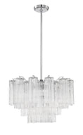Load image into Gallery viewer, Crystorama - ADD-308-CH-CL - Nine Light Chandelier - Addis - Polished Chrome