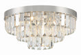 Load image into Gallery viewer, Crystorama - HAY-1403-PN - Eight Light Flush Mount - Hayes - Polished Nickel