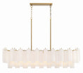 Load image into Gallery viewer, Crystorama - ADD-317-AG-WH - 14 Light Chandelier - Addis - Aged Brass