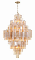 Load image into Gallery viewer, Crystorama - ADD-319-AG-AM - 20 Light Chandelier - Addis - Aged Brass