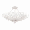 Load image into Gallery viewer, Crystorama - DOR-B7706-MT_CEILING - Six Light Semi Flush Mount - Doral - Matte White