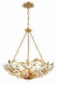 Load image into Gallery viewer, Crystorama - MSL-306-GA - Six Light Chandelier - Marselle - Antique Gold