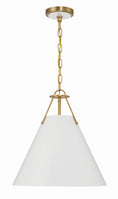Load image into Gallery viewer, Crystorama - XAV-B8305-VG - Three Light Pendant - Xavier - Vibrant Gold