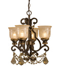 Load image into Gallery viewer, Crystorama - 7504-BU-GT-MWP - Four Light Mini Chandelier - Norwalk - Bronze Umber
