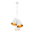 Load image into Gallery viewer, Crystorama - 8684-MT-GA - Three Light Pendant - Alston - Matte White / Antique Gold