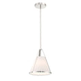 Load image into Gallery viewer, Crystorama - FUL-900-PN - One Light Pendant - Fulton - Polished Nickel
