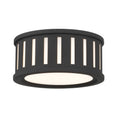 Load image into Gallery viewer, Crystorama - KEN-2200-BF - Two Light Flush Mount - Kendal - Black Forged