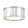 Load image into Gallery viewer, Crystorama - KEN-2200-PN - Two Light Flush Mount - Kendal - Polished Nickel
