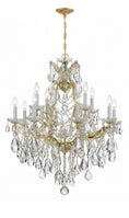 Load image into Gallery viewer, Crystorama - 4413-GD-CL-S - 13 Light Chandelier - Maria Theresa - Gold