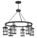 Load image into Gallery viewer, Lakehouse Large Single Tier 12v Chandelier