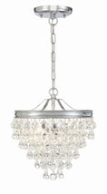 Load image into Gallery viewer, Crystorama - 130-CH - Three Light Mini Chandelier - Calypso - Polished Chrome