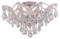 Load image into Gallery viewer, Crystorama - 4437-CH-CL-S - Five Light Semi Flush Mount - Maria Theresa - Polished Chrome