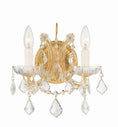 Load image into Gallery viewer, Crystorama - 4472-GD-CL-SAQ - Two Light Wall Sconce - Maria Theresa - Gold