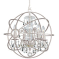 Load image into Gallery viewer, Crystorama - 9025-OS-CL-MWP - Four Light Mini Chandelier - Solaris - Olde Silver