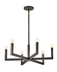 Load image into Gallery viewer, Ezra Medium Single Tier Chandelier
