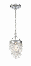 Load image into Gallery viewer, Crystorama - 131-CH - One Light Mini Chandelier - Calypso - Polished Chrome