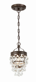 Load image into Gallery viewer, Crystorama - 131-VZ - One Light Mini Chandelier - Calypso - Vibrant Bronze