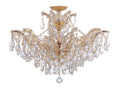 Load image into Gallery viewer, Crystorama - 4439-GD-CL-MWP_CEILING - Six Light Semi Flush Mount - Maria Theresa - Gold