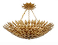 Load image into Gallery viewer, Crystorama - 517-GA_CEILING - Six Light Semi Flush Mount - Broche - Antique Gold