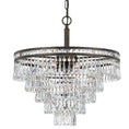 Load image into Gallery viewer, Crystorama - 5264-EB-CL-MWP - Seven Light Chandelier - Mercer - English Bronze