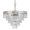 Load image into Gallery viewer, Crystorama - 5264-OS-CL-MWP - Seven Light Chandelier - Mercer - Olde Silver