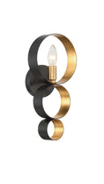 Load image into Gallery viewer, Crystorama - 581-EB-GA - One Light Wall Sconce - Luna - English Bronze / Antique Gold