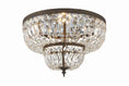 Load image into Gallery viewer, Crystorama - 718-EB-CL-MWP - Four Light Flush Mount - Ceiling Mount - English Bronze