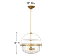 Load image into Gallery viewer, Denmar 4-Light Convertible Semi-Flush or Pendant