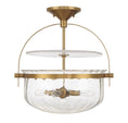 Load image into Gallery viewer, Denmar 4-Light Convertible Semi-Flush or Pendant