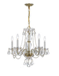 Load image into Gallery viewer, Crystorama - 5085-PB-CL-SAQ - Five Light Chandelier - Traditional Crystal - Polished Brass